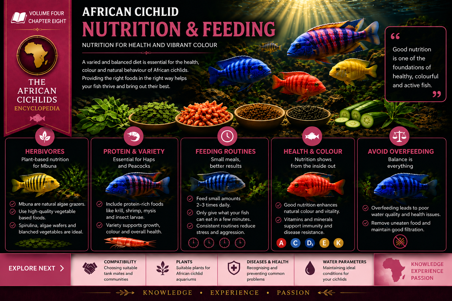 African Cichlid Nutrition & Feeding